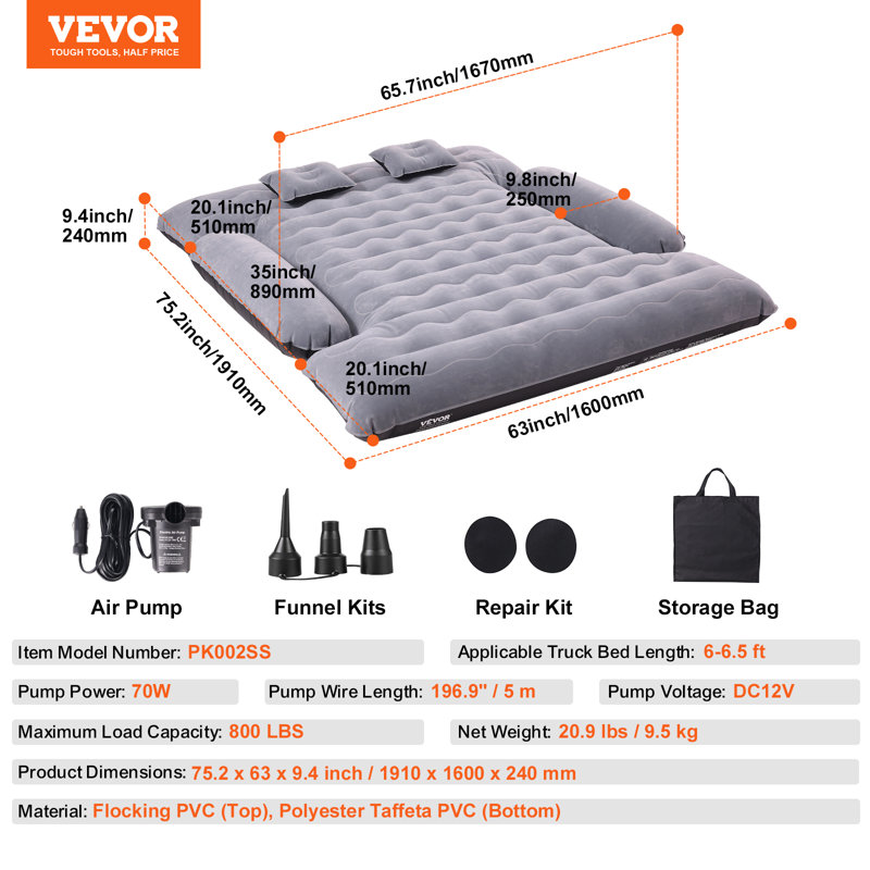 Matelas gonflable 9 po Strassen