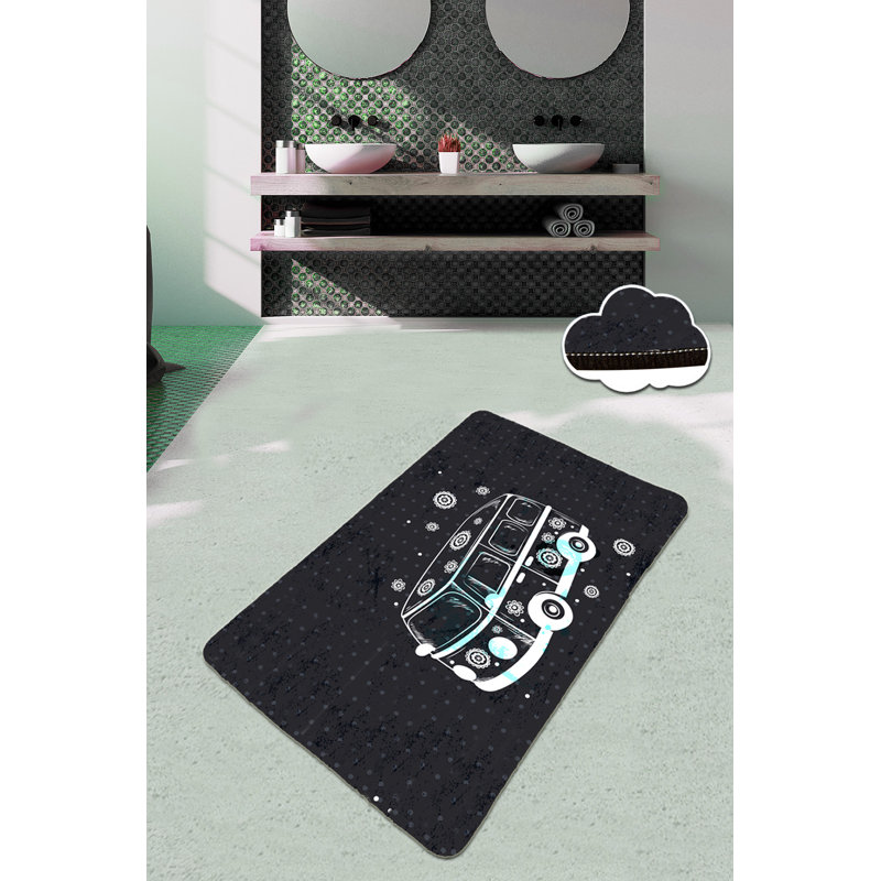 Antibacterial Bathmat, 100% Polyester, 31.5 x 39.4 inches | Non-Slip Underside, 0.4 in Pile Height, 700 g/m² | Machine Washable at 86°F, Easy Care, Perfect for Bathroom Safety & Comfort, Soft & Durable Design