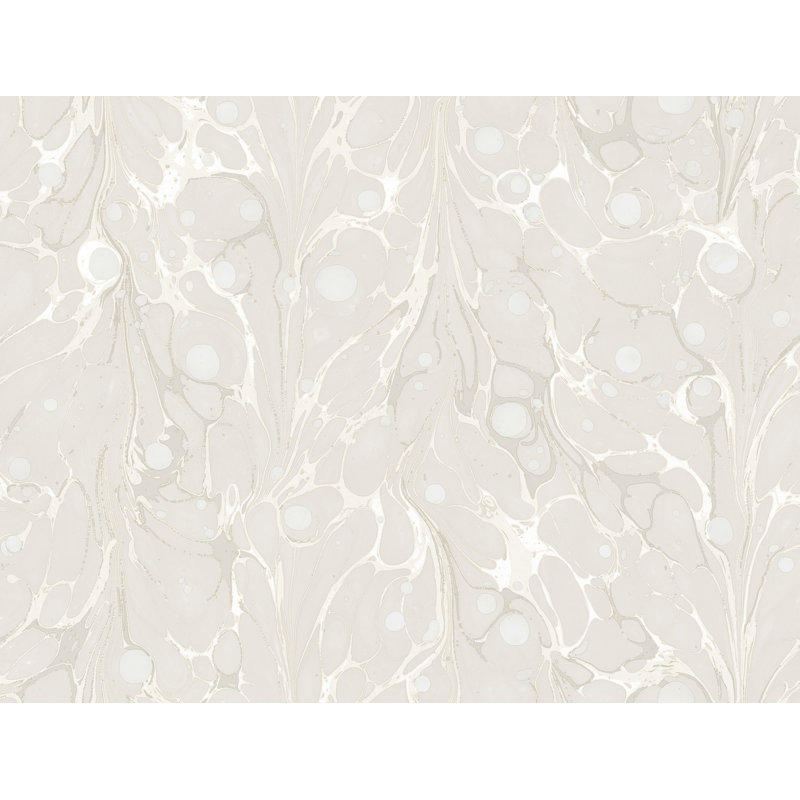 Rouleau de papier peint L 27 pi x l 27 po Reedley, Crème, crème