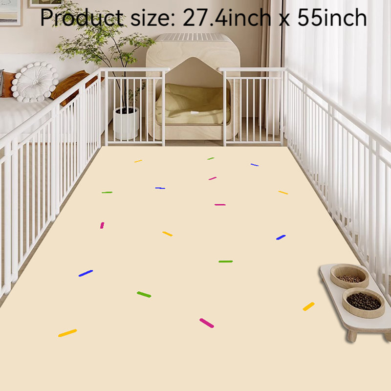 Tapis pour animaux de compagnie, Petit (l 27,40 po x P 55 po x H 0,15 po)