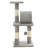  Cat Tree Grey Particle Board, Plush, Sisal Rope Medium Durable