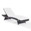 Chaise longue inclinable avec coussin Genieve-570326206