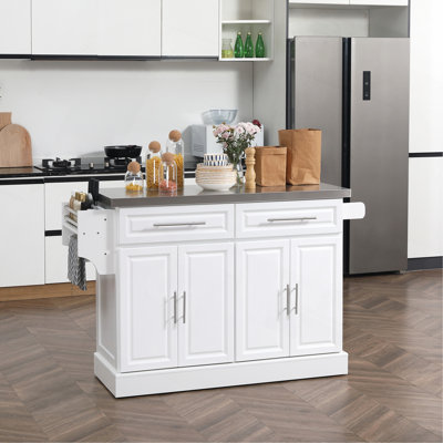 Îlot de cuisine polyvalent avec rangement abondant pour les délices culinaires