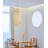 Maya 1-Light Natural Rattan Pendant Light Large Coastal Hanging Light With Handmade Shade in Brass Finish