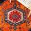 Tapis oriental orange / noir-263145141