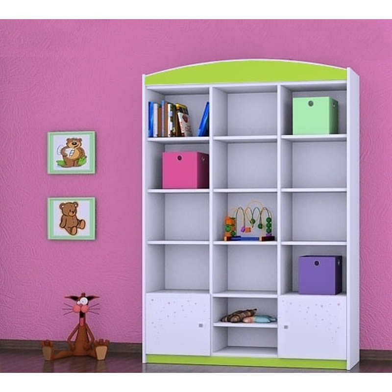 Waylon 183cm H X 132cm W Kids Cube, Green