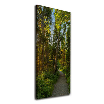 Path In The Forest - Wrapped Canvas Print
