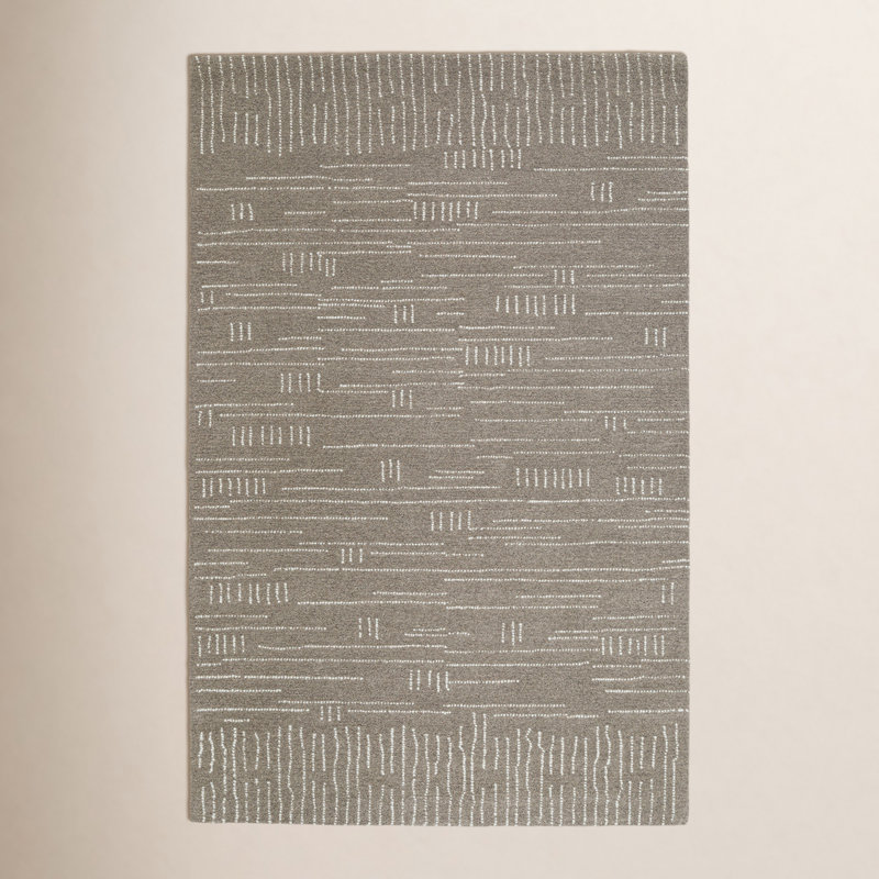 Tifton Hand Tufted Wool Zen Rug, Rectangle 3' x 5'