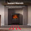 Dimplex 44 cm W Black Electric Stove with 6824 BTU