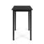 Table d'extérieur Minimalist en gris foncé - Base en bois pour le matériau