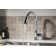 Ludington Pull-Down Single-Handle Kitchen Sink Faucet with Two-Function Sprayhead