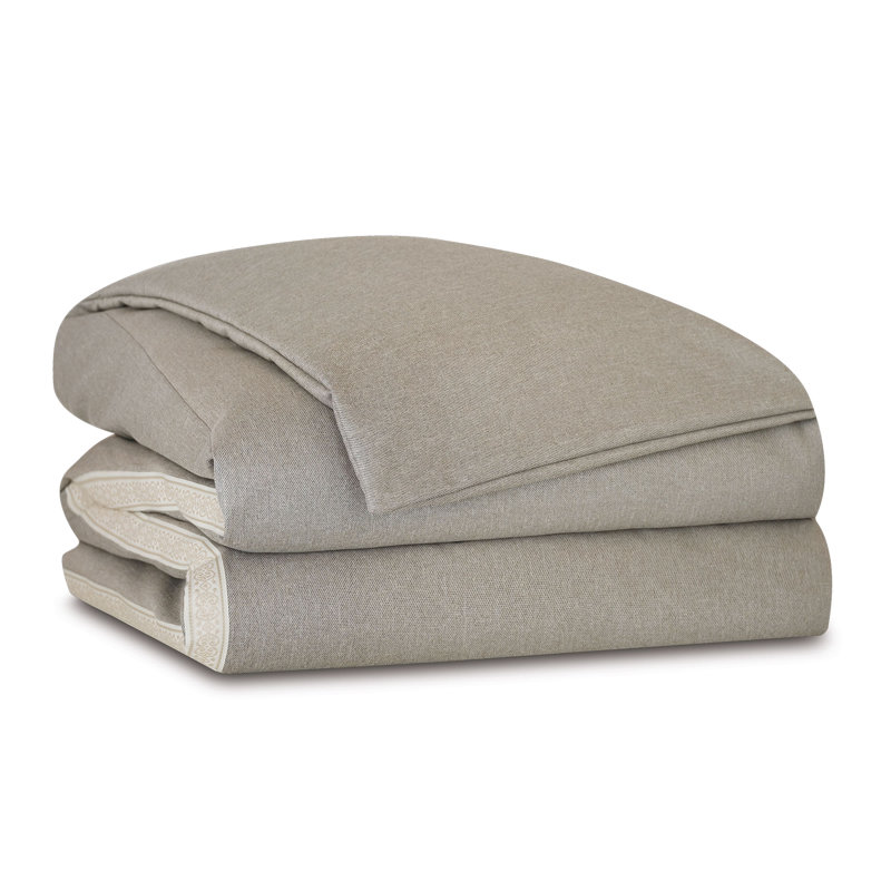 Housse de couette moderne en microfibre Baynes, Housse de couette pour lit de jour