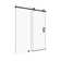 Kw03 60 In. W X 76 In. H Single Sliding Frameless Shower Door With 3/8 In. Clear Glass