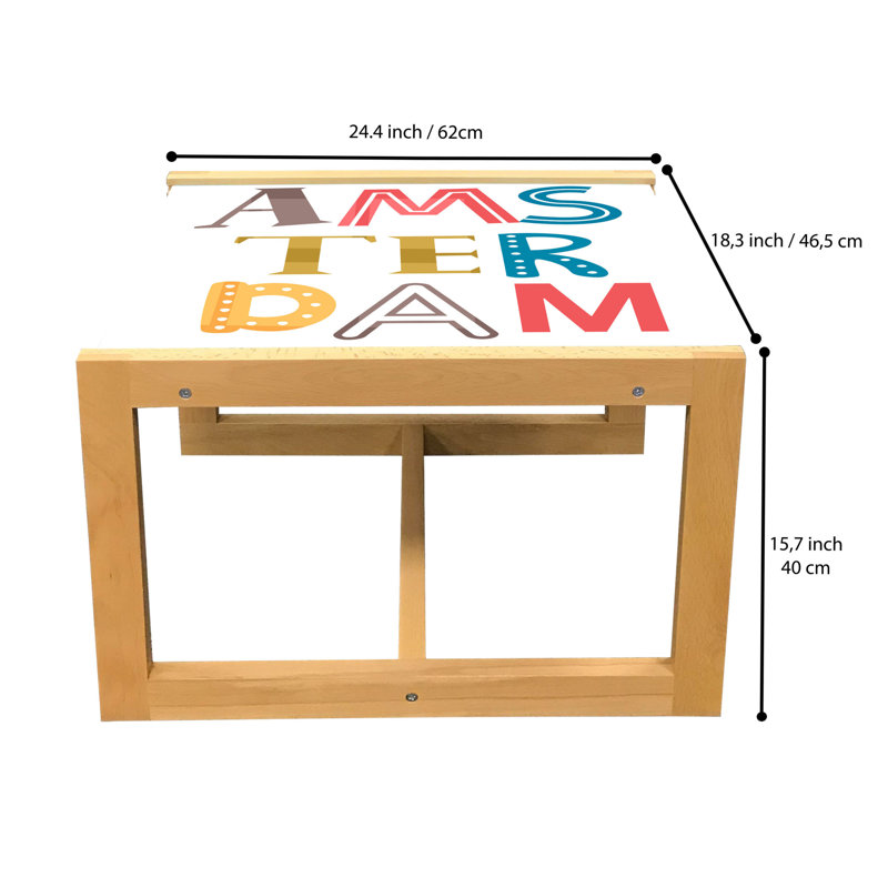 Jacenta Sled Coffee Table, 40cm H x 46.5cm W x 62cm D