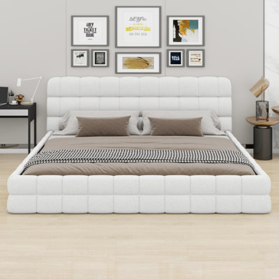 Lit plateforme tapissier Elegant