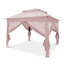 11 pi. L 11 pi. D Pavillon de jardin instantané en acier avec mur uni-86915906-86915905