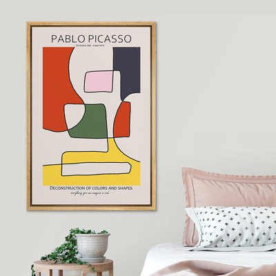 " Line Art Abstract Shapes Illustrations " by Pablo Picasso