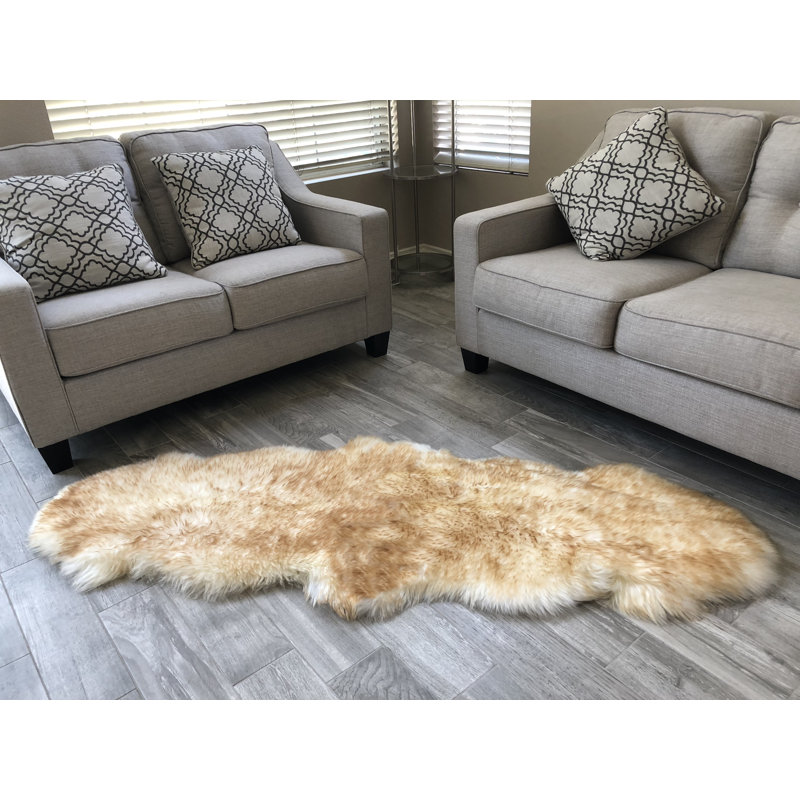 Tapis beige Wicklund, Nouveauté 2 pi x 6 pi