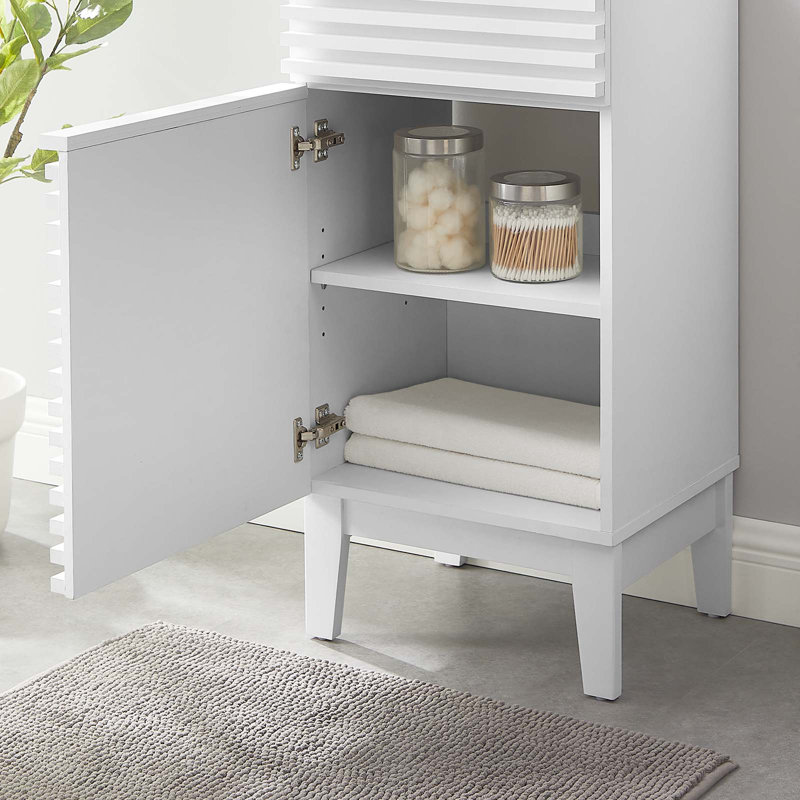 Meuble-lavabo 18 po Modway Render, Blanc