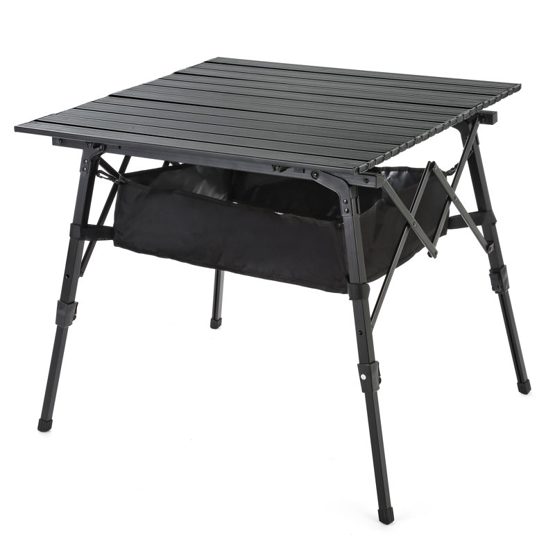 Table de camping 39 po, Noir