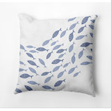 Beach Vacation Indoor/Outdoor Reversible Throw Pillow