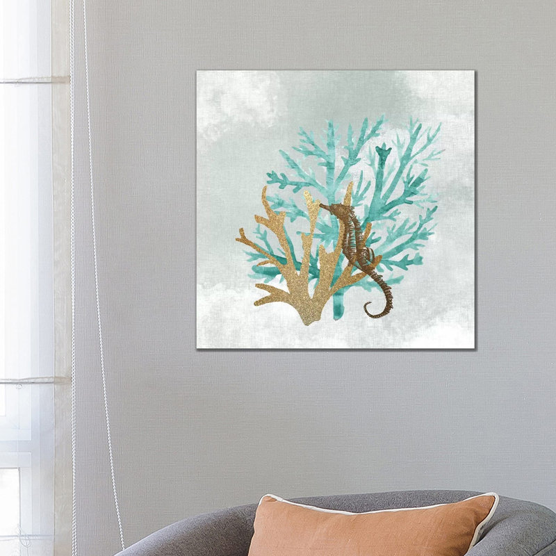The Voice Of The Sea II by Kimberly Allen - Wrapped Canvas Painting, 66.04 cm H x 66.04 cm W x 1.91 cm D