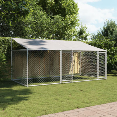 Alberta 200cm H Metal Yard Kennel