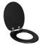 East Urban Home Premium Toilet Seat Toilet Seat With Soft Close, MDF Wood Core, Softclose Hinge, Antibacterial, Design Decor-628800684