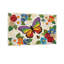 Animaux, papillon, fleurs, feuilles, abeille, motif de jardin coloré-1332622234-1332622232-1332622231