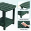 Table de bout d'extérieur en PEHD Adirondack-1482439263