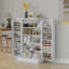 41" Kitchen Pantry Storage Cabinet, Freestanding Kitchen Cabinet With 12 Door Shelves, Double Doors-709802892