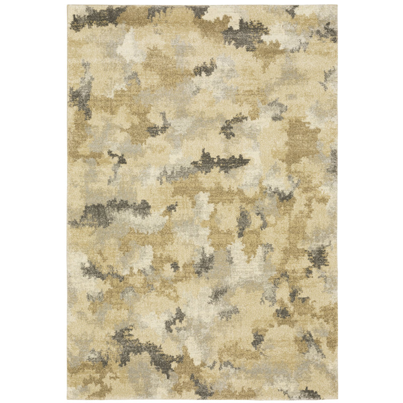 Addaline Abstract Indoor Rug, Rectangle 5'3" x 7'6"