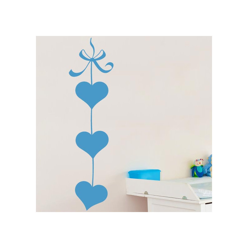Abstract Non-Wall Damaging Wall Decal, Blue, Medium