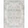 Weldon Machine Washable Oriental Blue/Ivory Area Rug