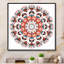Mandala élémentaire sérénité en bleu et rouge-746080087-746080086