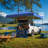 10 pi. L 10 pi. D Pavillon de jardin en métal, auvent escamotable-110945303