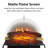 Lenneth 25'' W Electric Fireplace Log with Adjustable Color Flames & Fire Cracking Sound 