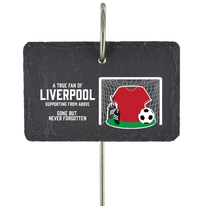 Blynda Liverpool Football Slate Grave Memorial Plaque