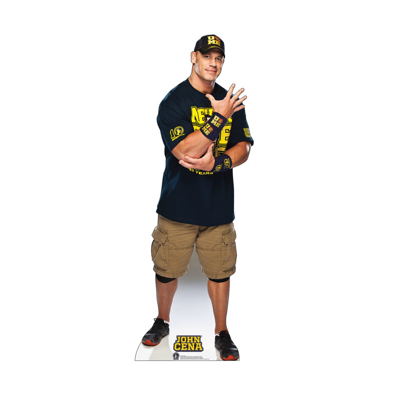 John Cena Life-Size Navy and Gold Cardboard Standup