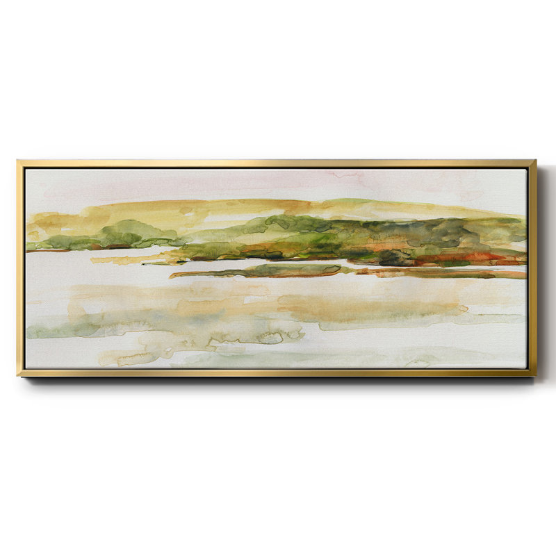 Coastal Morning - toile encadrée, H 12 po x l 30 po