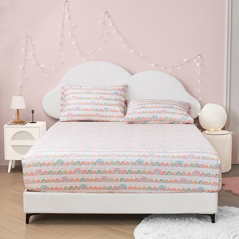 Ensemble de draps super doux avec motif imprimé pour une chambre à coucher confortable et vibrante
