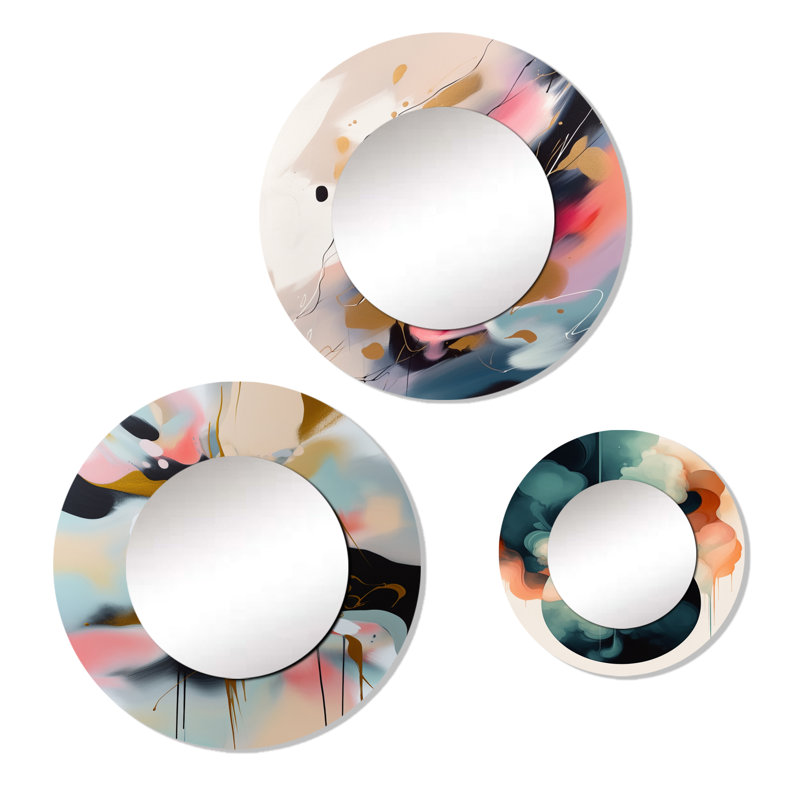 Devaugh Metal Round Mirror