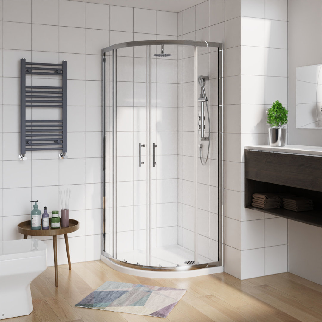 Adnaan 80cm x 80cm x 190cm Quadrant Shower Enclosure