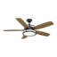 56" Caneel Bay 5 - Blade Standard Ceiling Fan with Wall Control and Light Kit Included-967705270