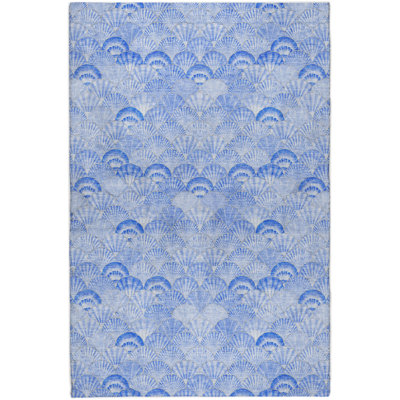 Premium Machine Washable Dream Shag ADS181 Shells Rug
