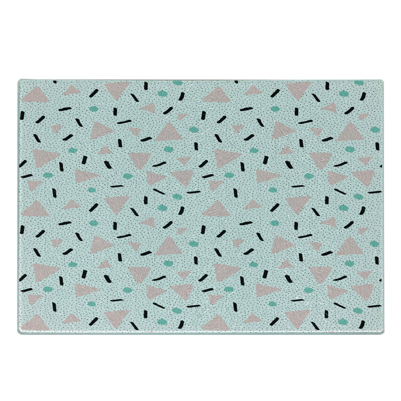 Planche à découper en verre trempé Ambesonne