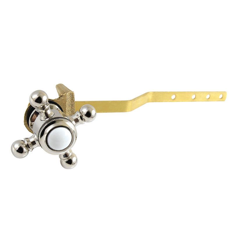 Kingston Brass Buckingham Front Mount Toilet Tank Lever, Brushed Brass