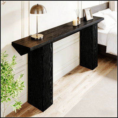 Console de conception triangulaire, table de canapé, table de vestibule moderne avec esthétique élégante et fonctionnalité polyvalente