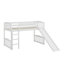 Lit mezzanine simple avec glissoire et échelle
