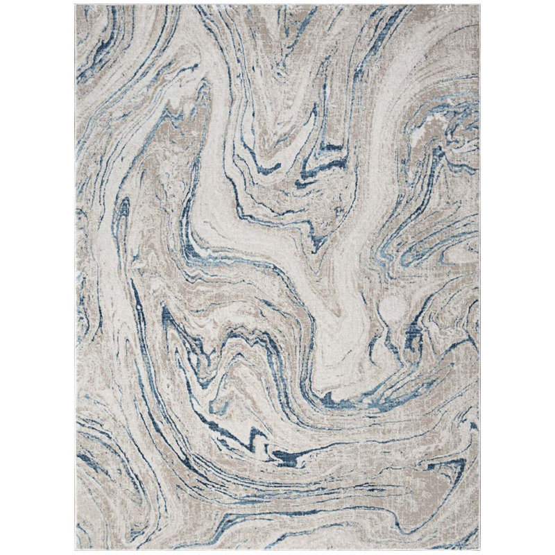 Elegance Abstract Area Rug, Rectangle 5'3" x 7'3"